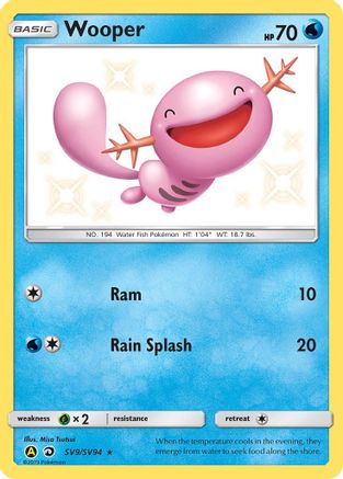 [PKM] Wooper (SV9/SV94) [Sun & Moon: Hidden Fates - Shiny Vault]