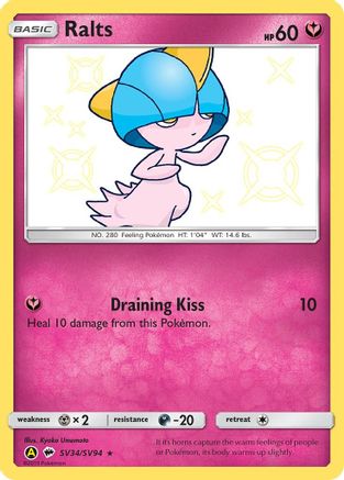 [PKM-R] Ralts (SV34/SV94) [Sun & Moon: Hidden Fates - Shiny Vault]