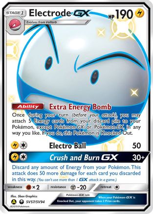 [PKM] Electrode GX (SV57/SV94) [Sun & Moon: Hidden Fates - Shiny Vault]