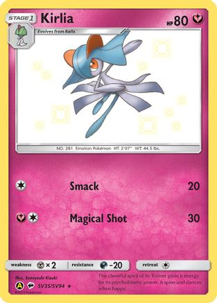 [PKM] Kirlia (SV35/SV94) [Sun & Moon: Hidden Fates - Shiny Vault]