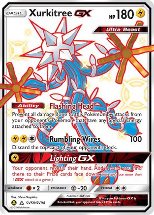 [PKM-R] Xurkitree GX (SV58/SV94) [Sun & Moon: Hidden Fates - Shiny Vault]