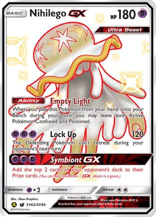 [PKM-R] Nihilego GX (SV62/SV94) [Sun & Moon: Hidden Fates - Shiny Vault]