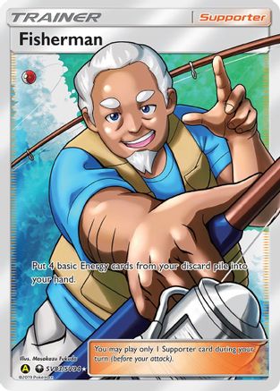 [PKM] Fisherman (SV83/SV94) [Sun & Moon: Hidden Fates - Shiny Vault]