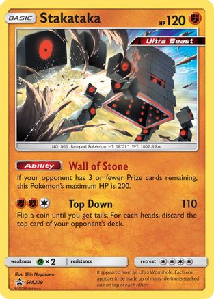 [PKM-R] Stakataka (SM209) [Sun & Moon: Black Star Promos]