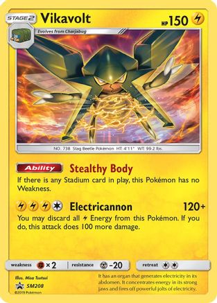 [PKM] Vikavolt (SM208) [Sun & Moon: Black Star Promos]