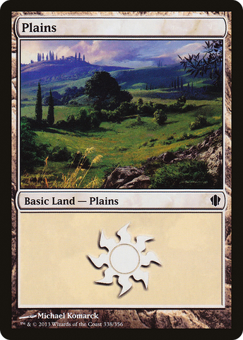 {B}[C13 338] Plains (338) [Commander 2013]