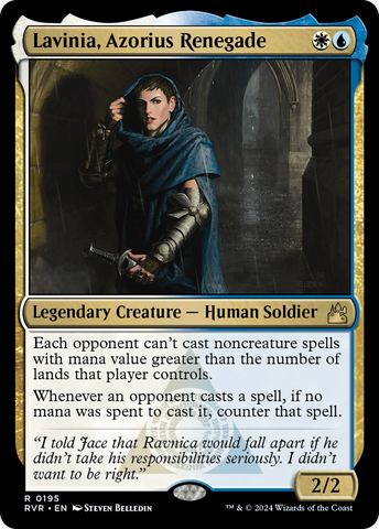 {R} Lavinia, Azorius Renegade [Ravnica Remastered][RVR 195]