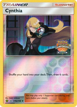 [PKM] Cynthia (119a/156) (Regional Championship Promo) [Sun & Moon: Ultra Prism]