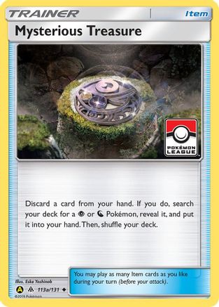 [PKM] Mysterious Treasure (113a/131) (League Promo) [Sun & Moon: Forbidden Light]
