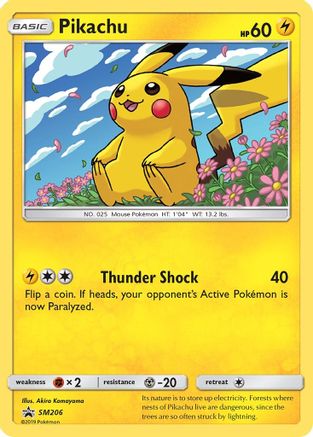 [PKM] Pikachu (SM206) [Sun & Moon: Black Star Promos]