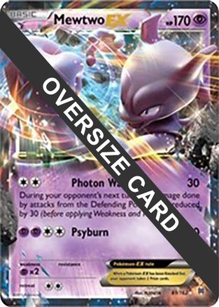 [JUM PKM-R] Mewtwo EX (61/162) (Jumbo Card) [XY: BREAKthrough]