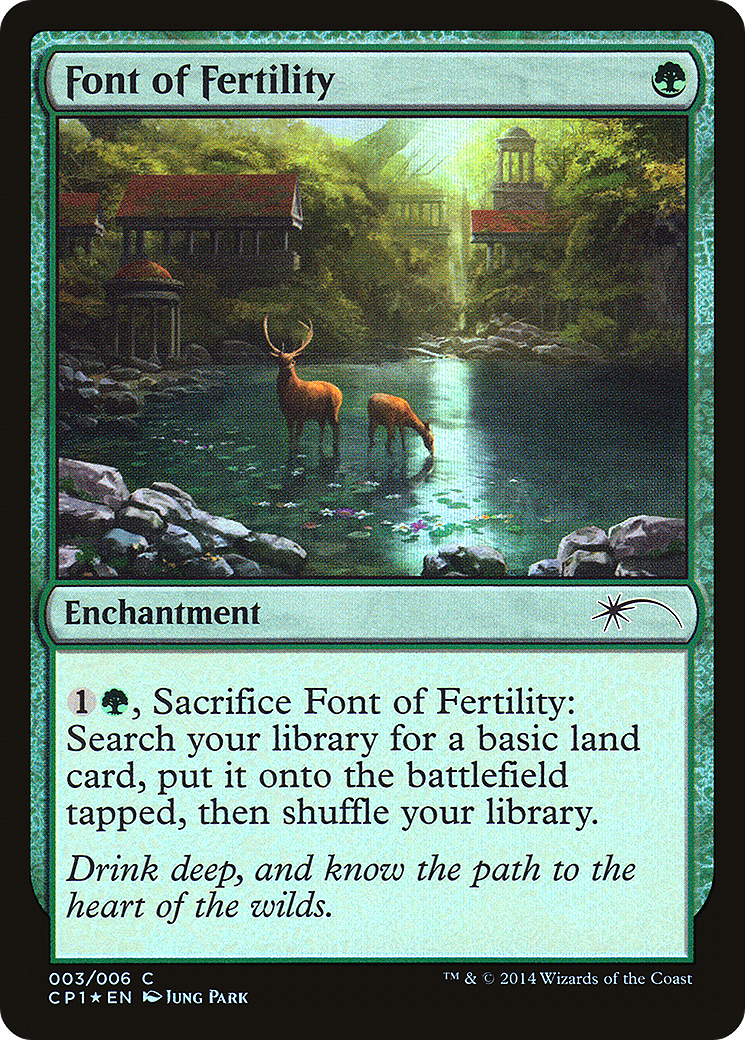 {C} Font of Fertility [Magic 2015 Clash Pack][CP1 003]