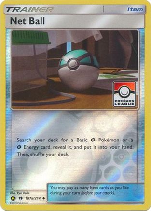 [PKM] Net Ball (187a/214) (League Promo) [Sun & Moon: Lost Thunder]
