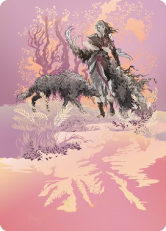 {A} Arlinn, the Pack's Hope 2 Art Card [Innistrad: Midnight Hunt Art Series][AMID 003]