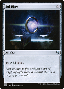 {C} Sol Ring [Commander Legends: Battle for Baldur's Gate][CLB 871]