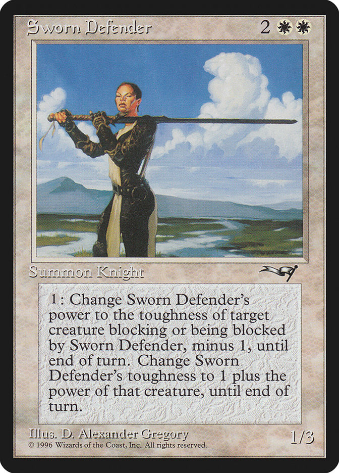 {R} Sworn Defender [Alliances][ALL 019] - Misty Mountain Games