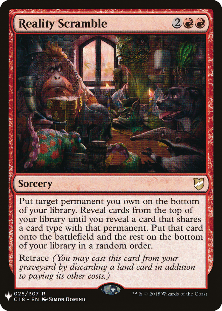 {R} Reality Scramble [Mystery Booster][LS C18 025]