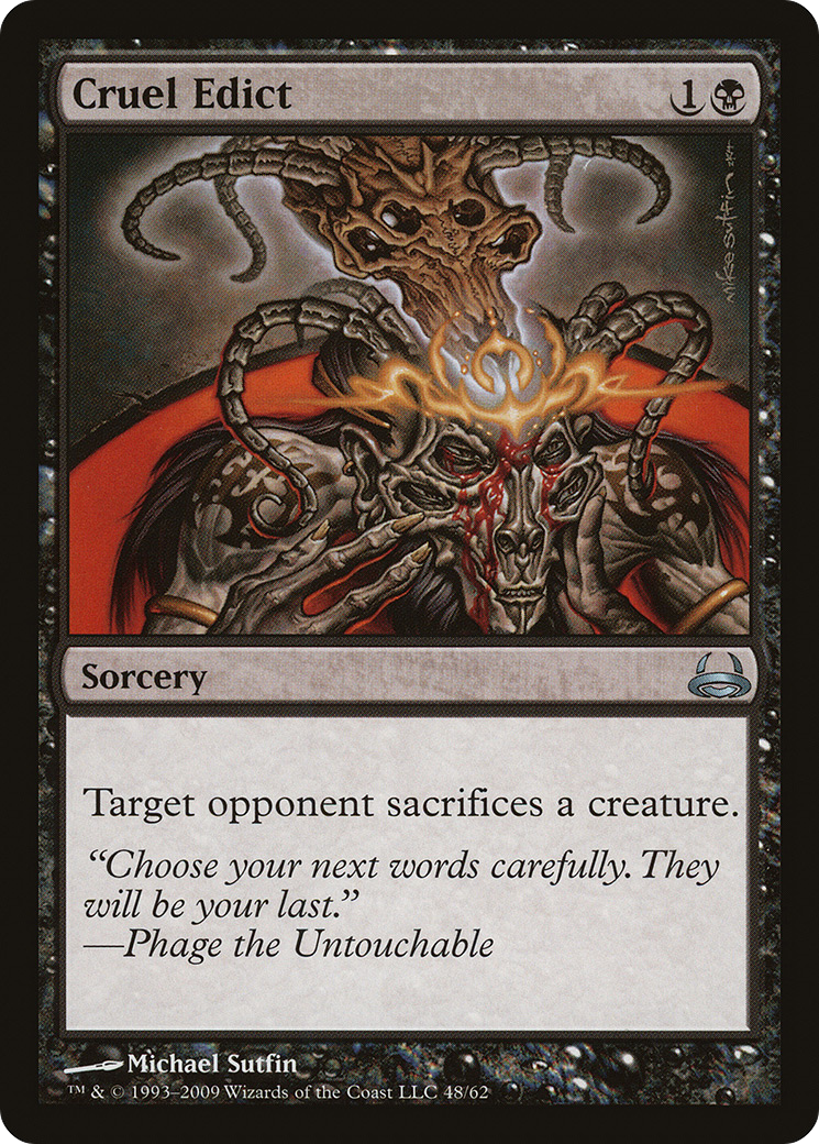 {C} Cruel Edict [Duel Decks: Divine vs. Demonic][DDC 048]