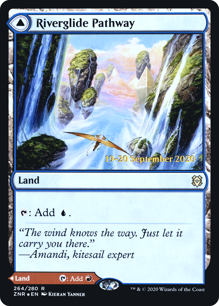 {R} Riverglide Pathway // Lavaglide Pathway [Zendikar Rising Prerelease Promos][PR ZNR 264]