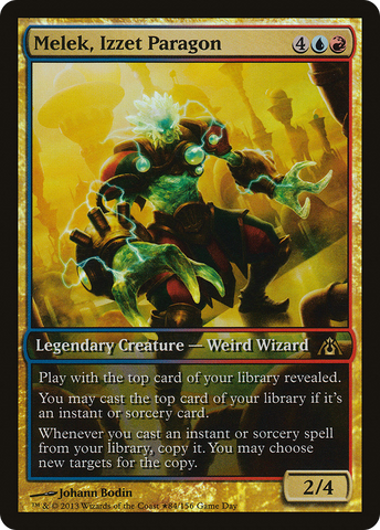 {R} Melek, Izzet Paragon (Game Day) [Dragon's Maze Promos][PA DGM 084]