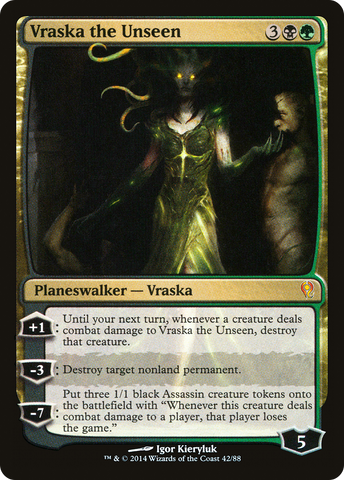 {R} Vraska the Unseen [Duel Decks: Jace vs. Vraska][DDM 042]
