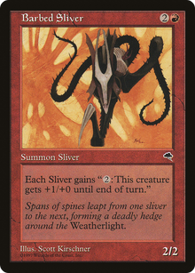 {C} Barbed Sliver [Tempest][TMP 163]