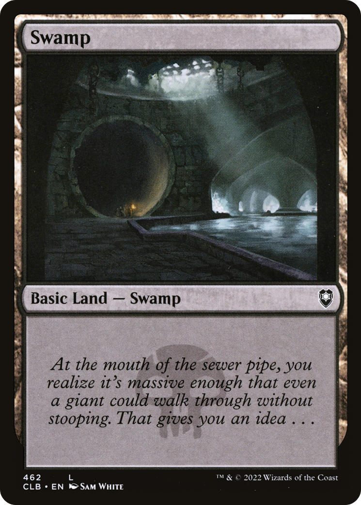 {B}[CLB 462] Swamp (462) [Commander Legends: Battle for Baldur's Gate]