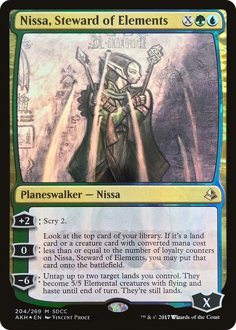 {R} Nissa, Steward of Elements [San Diego Comic-Con 2017][PA SD17 204]