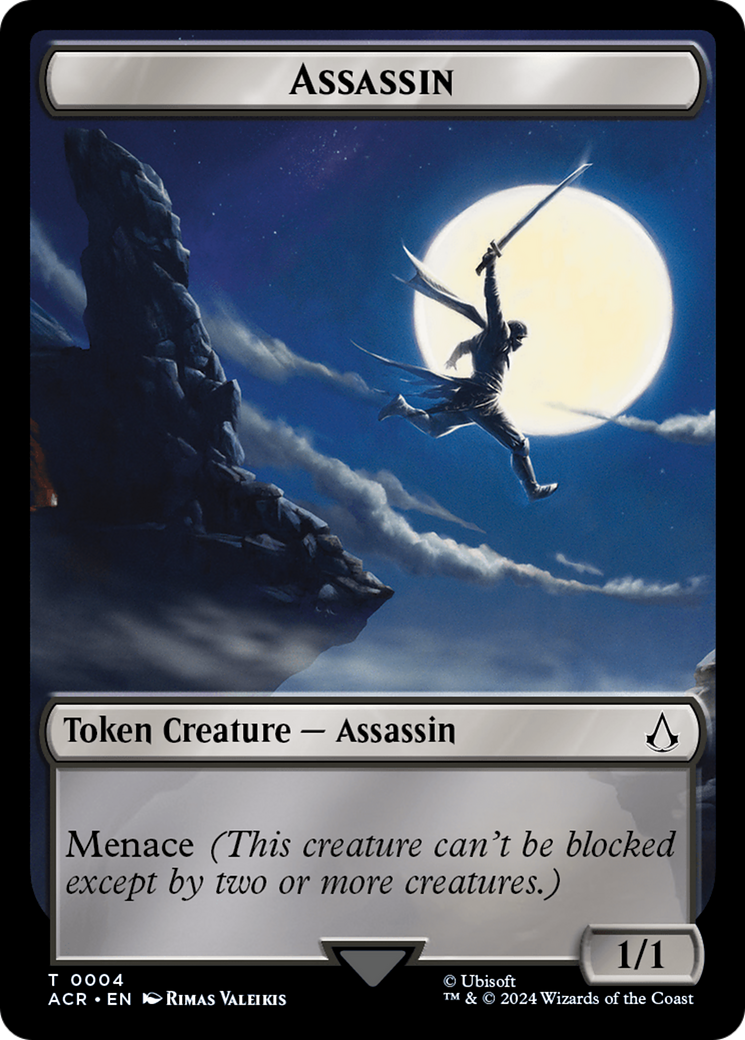 {T} Assassin Token [Assassin's Creed Tokens][TACR 004]