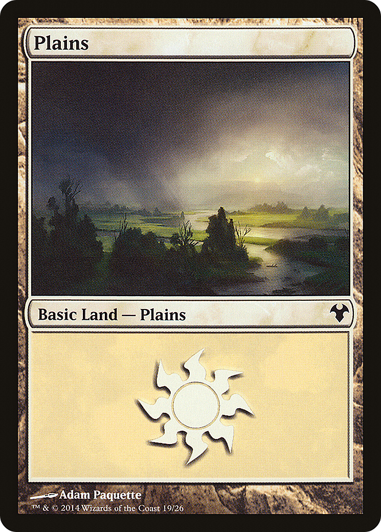 {B}[MD1 019] Plains (19) [Modern Event Deck 2014]