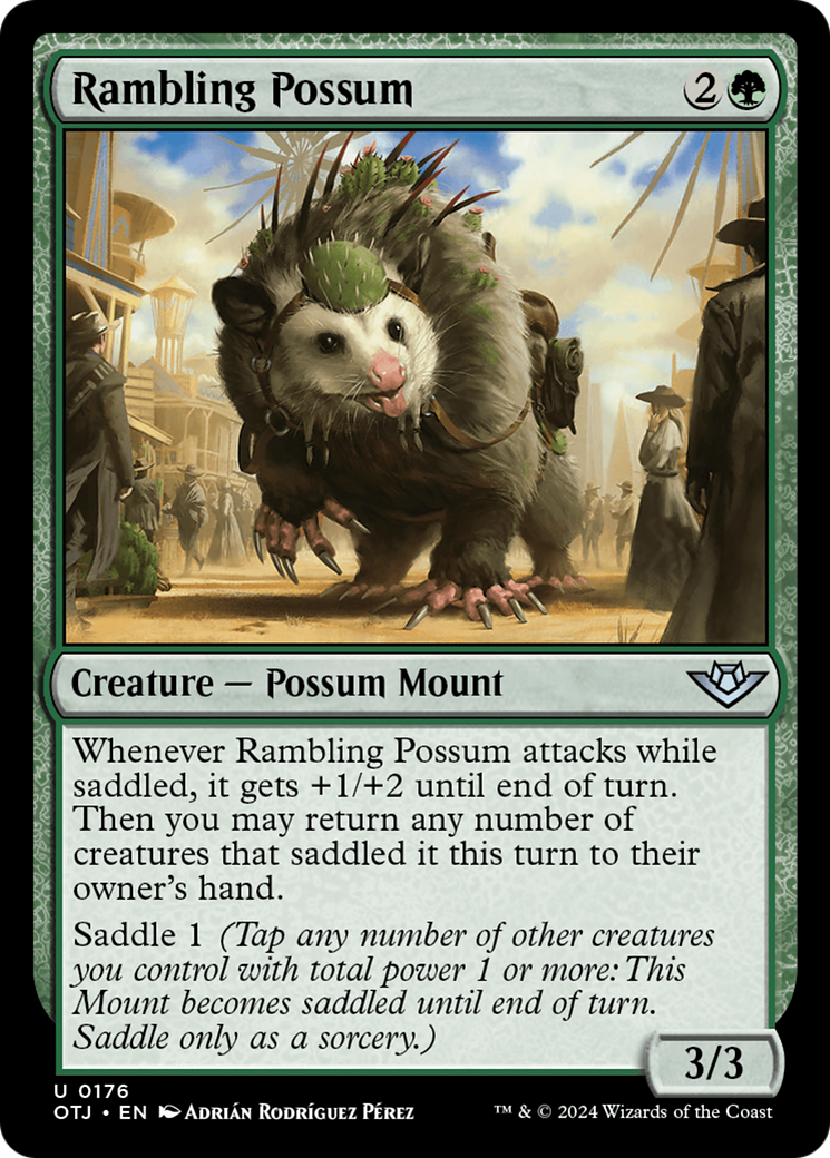 {@C} Rambling Possum [Outlaws of Thunder Junction][OTJ 176]