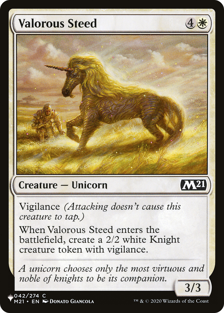 Valorous Steed [LIST 042/274]