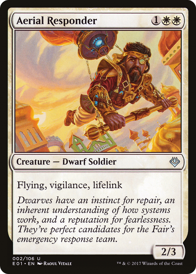 {C} Aerial Responder [Archenemy: Nicol Bolas][E01 002]