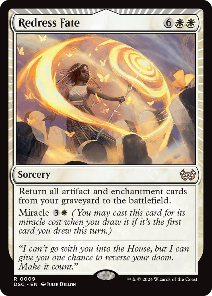 {R} Redress Fate [Duskmourn: House of Horror Commander][DSC 009]