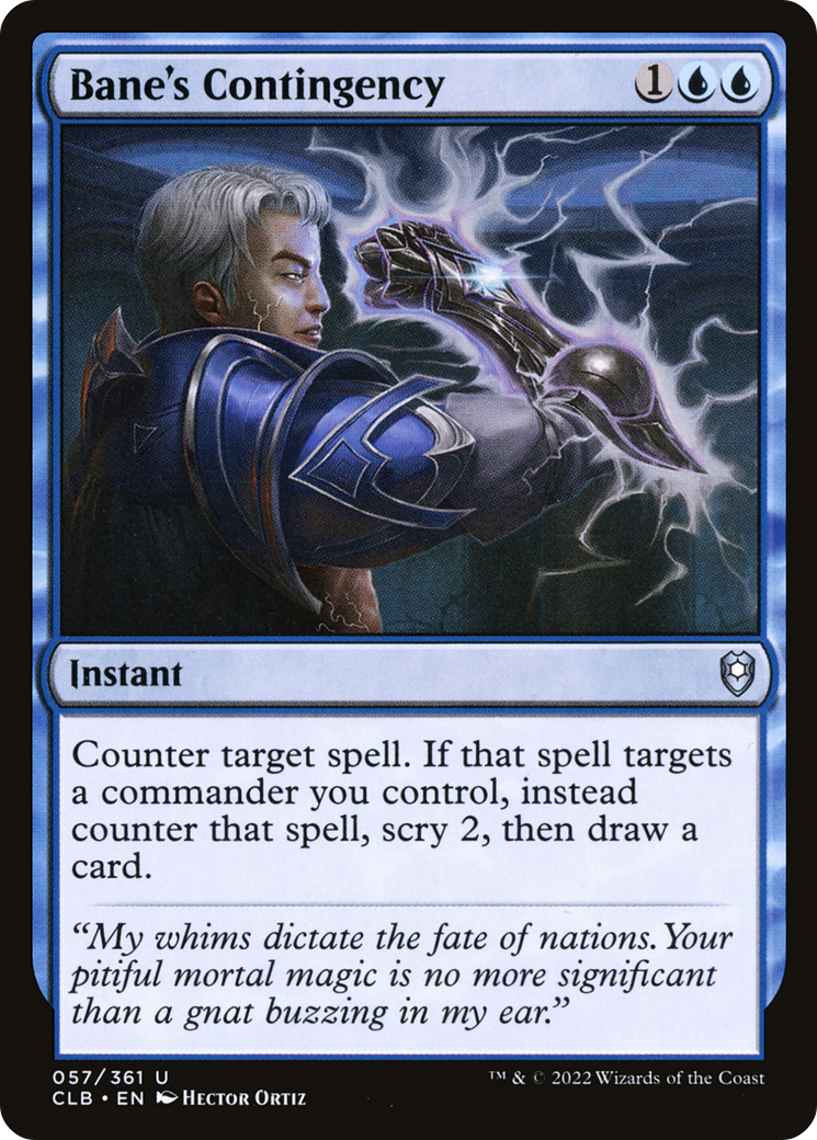 {C} Bane's Contingency [Commander Legends: Battle for Baldur's Gate][CLB 057]