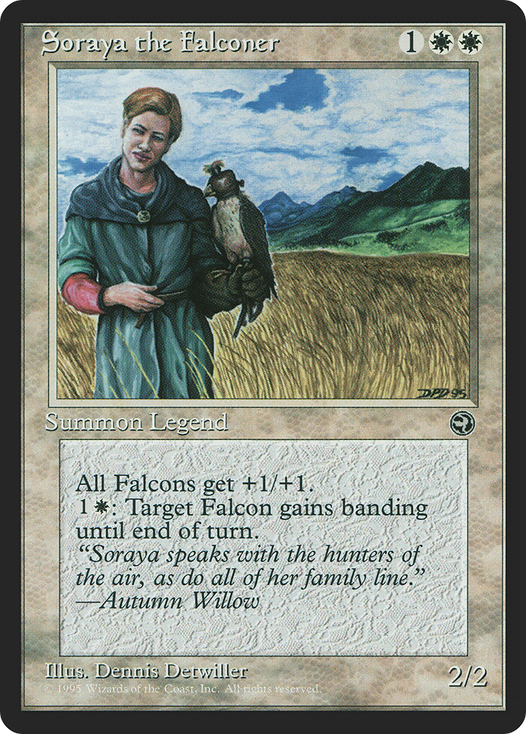 {R} Soraya the Falconer [Homelands][HML 018] - Misty Mountain Games