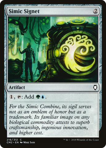{C} Simic Signet (216/312) [Commander Anthology Volume II][CM2 216]