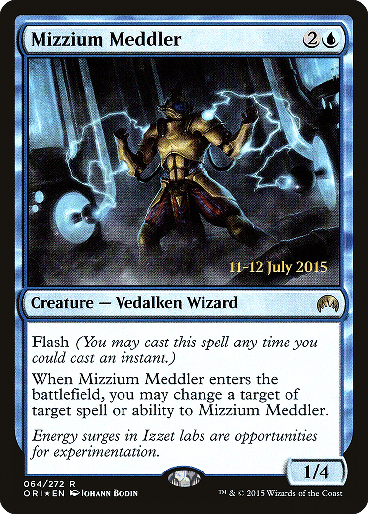 {R} Mizzium Meddler [Magic Origins Prerelease Promos][PR ORI 064]