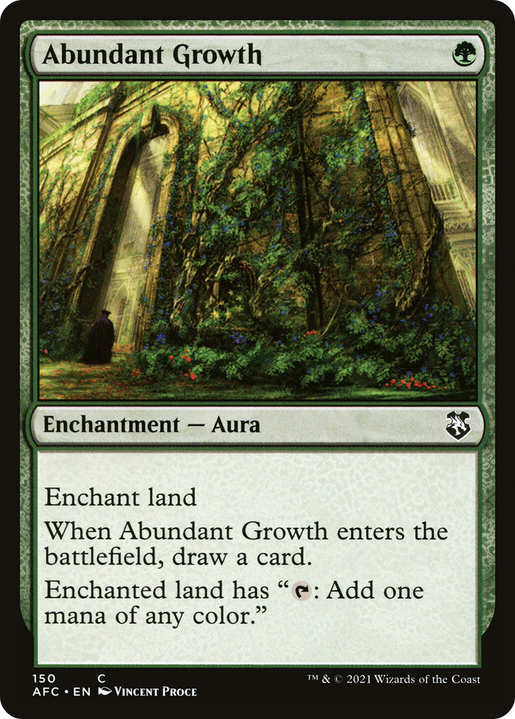 {C} Abundant Growth [Dungeons & Dragons: Adventures in the Forgotten Realms Commander][AFC 150]