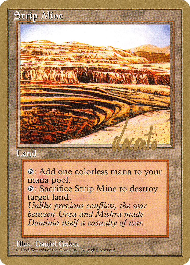{C} Strip Mine (Michael Loconto) [Pro Tour Collector Set][GB PTC ML363]