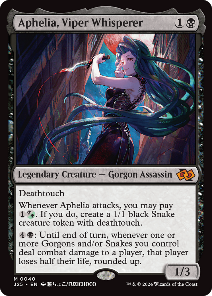{R} Aphelia, Viper Whisperer (Anime) [Foundations Jumpstart][J25 040]
