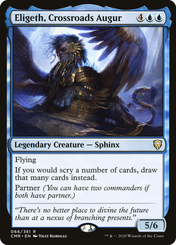 {R} Eligeth, Crossroads Augur [Commander Legends][CMR 066]