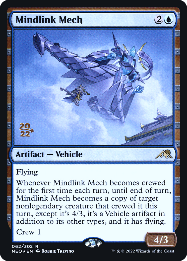{R} Mindlink Mech [Kamigawa: Neon Dynasty Prerelease Promos][PR NEO 062]
