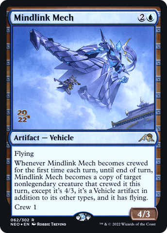 {R} Mindlink Mech [Kamigawa: Neon Dynasty Prerelease Promos][PR NEO 062]