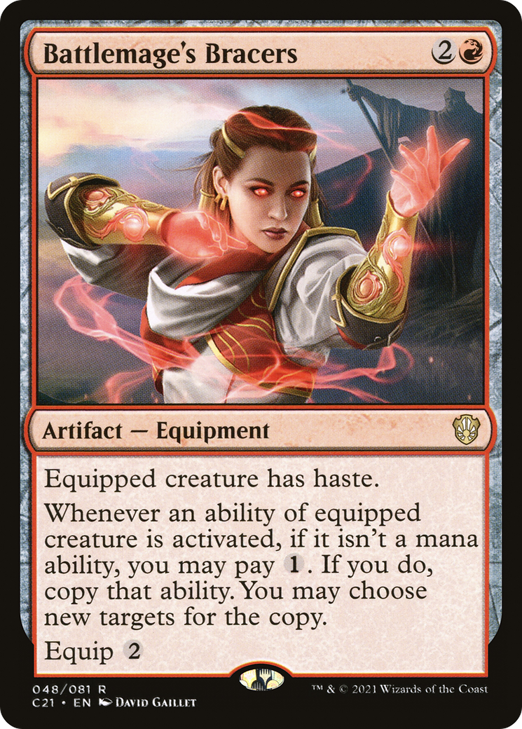 {R} Battlemage's Bracers [Commander 2021][C21 048]