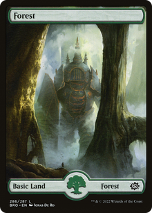 {B}[BRO 286] Forest (286) - Full Art [The Brothers War]