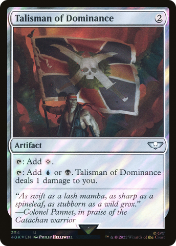 {C} Talisman of Dominance (254) (Surge Foil) [Universes Beyond: Warhammer 40,000][SF 40K 254]
