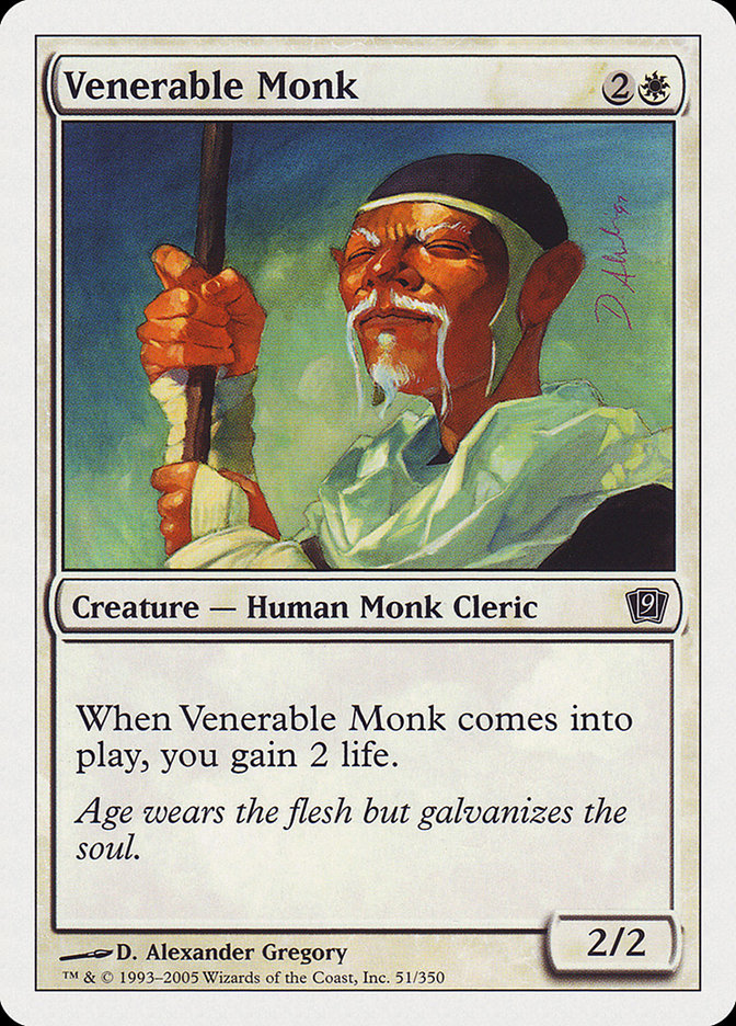 {C} Venerable Monk [Ninth Edition][9ED 051]