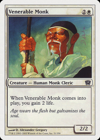 {C} Venerable Monk [Ninth Edition][9ED 051]