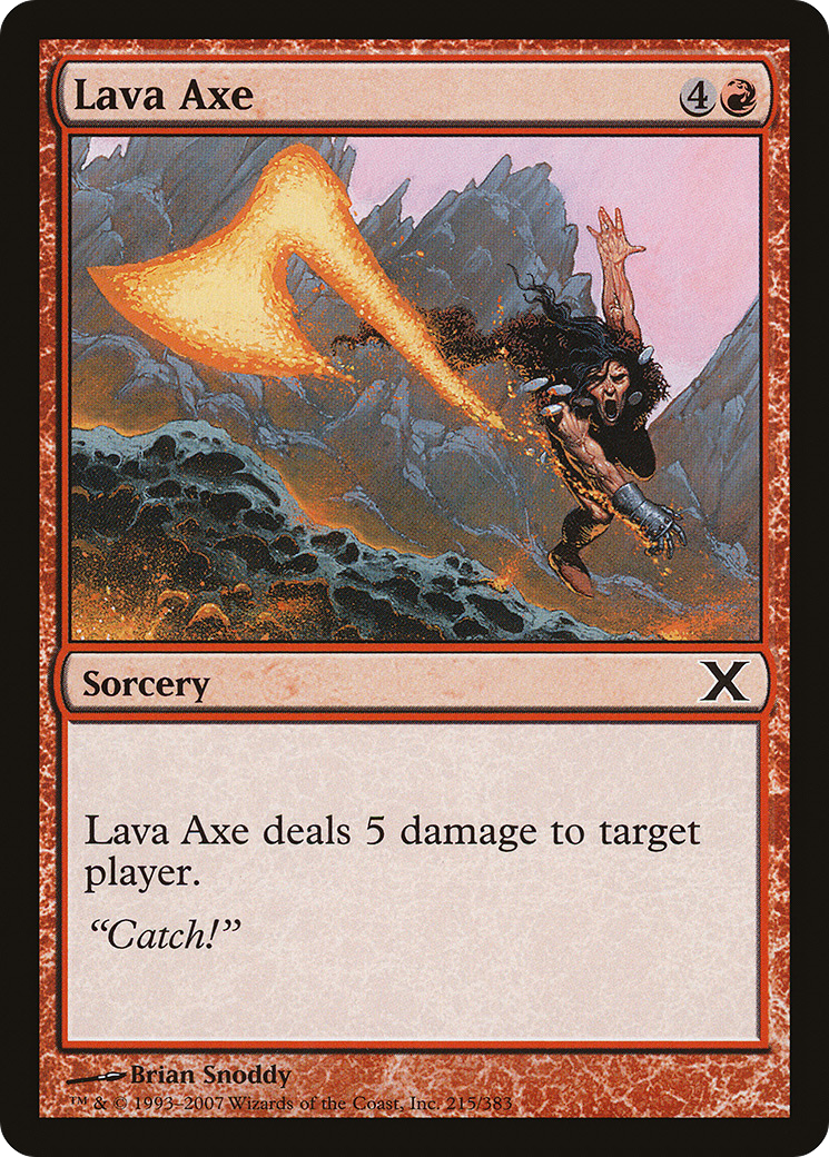 {C} Lava Axe [Tenth Edition][10E 215]